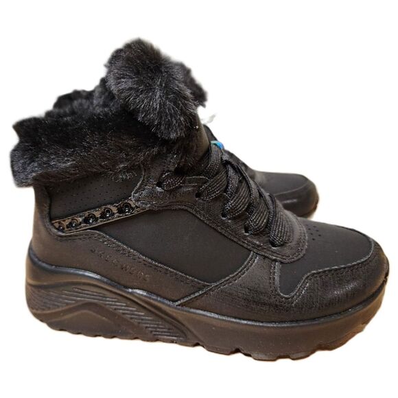 Skechers Street Uno Lite Girls Shoes – Size 11, Comfurt Collar & Memory Foam - Picture 1 of 10